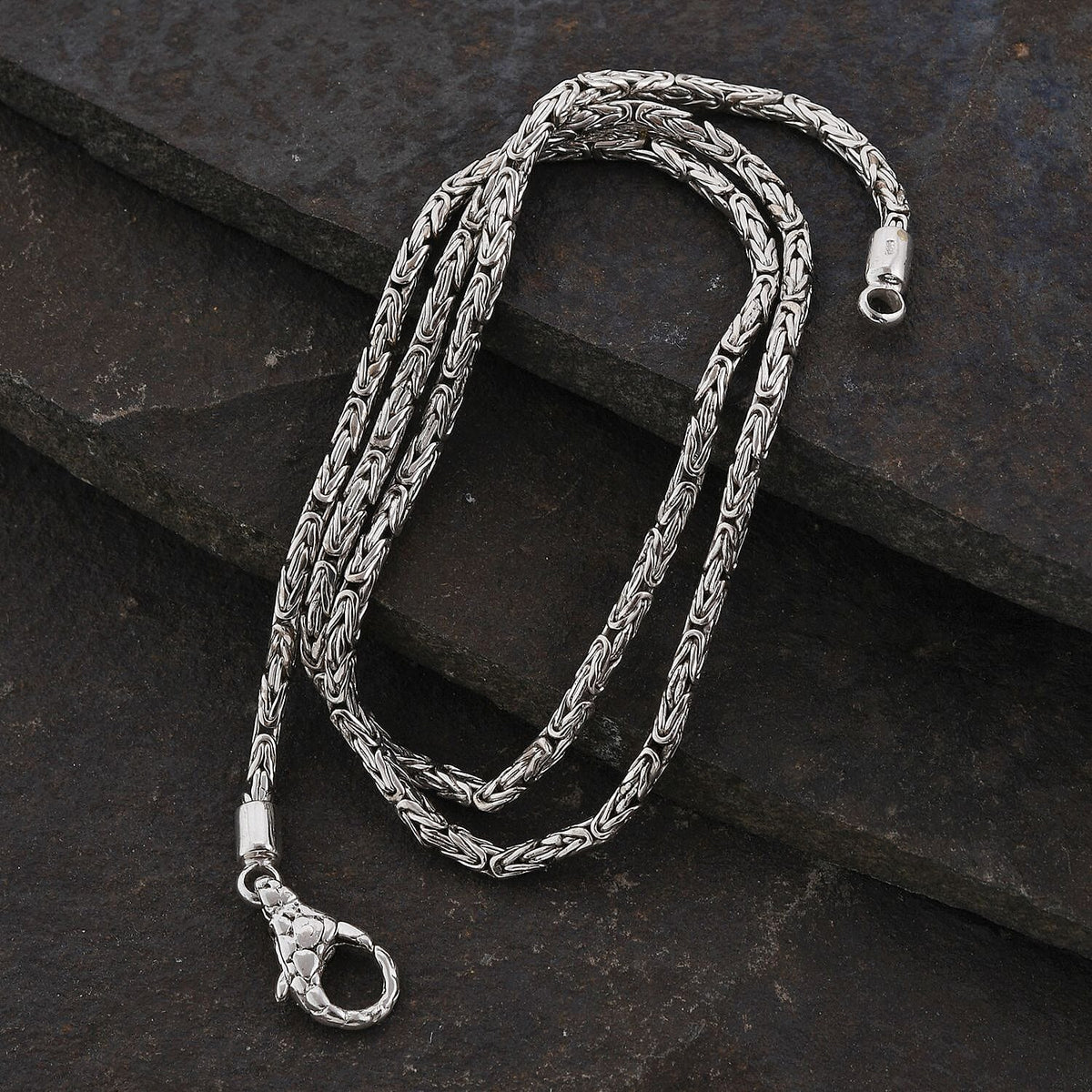 Royal Bali Collection - Handmade Sterling Silver Borobudur Necklace (Size - 20), Silver Wt. 21.50 Gms 7626036 2