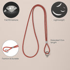 Hands-free multipurpose rhinestone neck strap for phone, keys and ID card