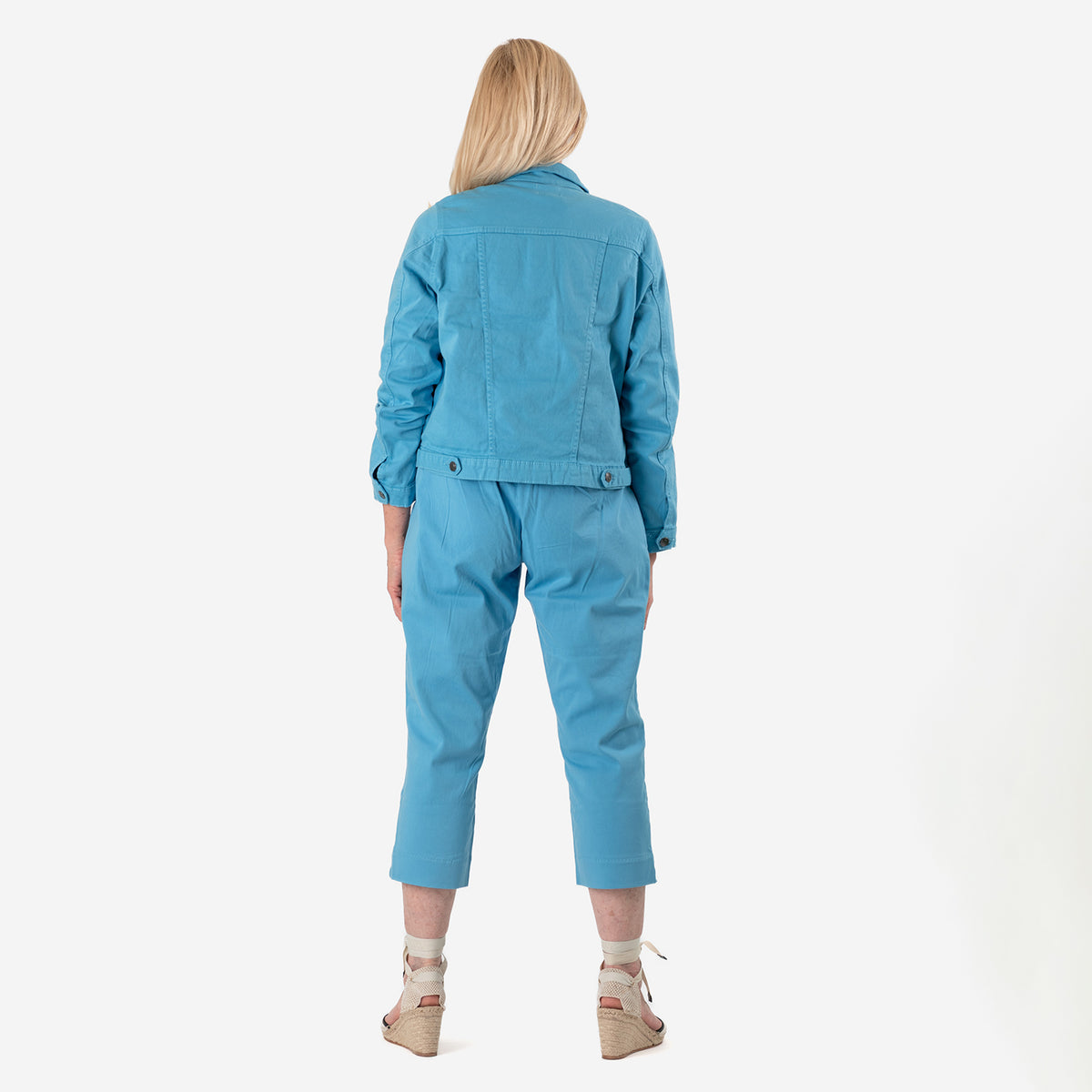 Tamsy Stretch Twill Jacket - Lightweight &amp; Stylish (Size 14) - Turqouise V32516516 3