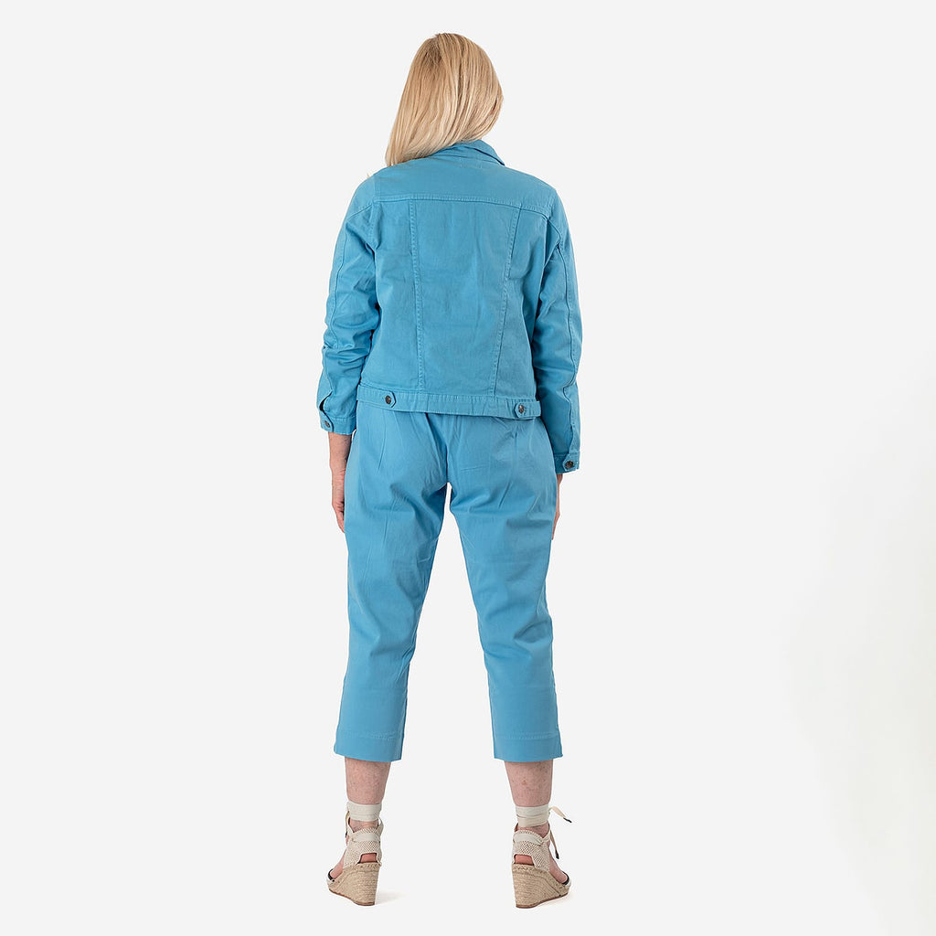 Tamsy Stretch Twill Jacket - Lightweight & Stylish (Size 18) - Turqouise_7632508_3