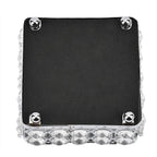 Square Crystal Studded Trinket Box (Size 10x10x9 cm) - Silver_7632679_4