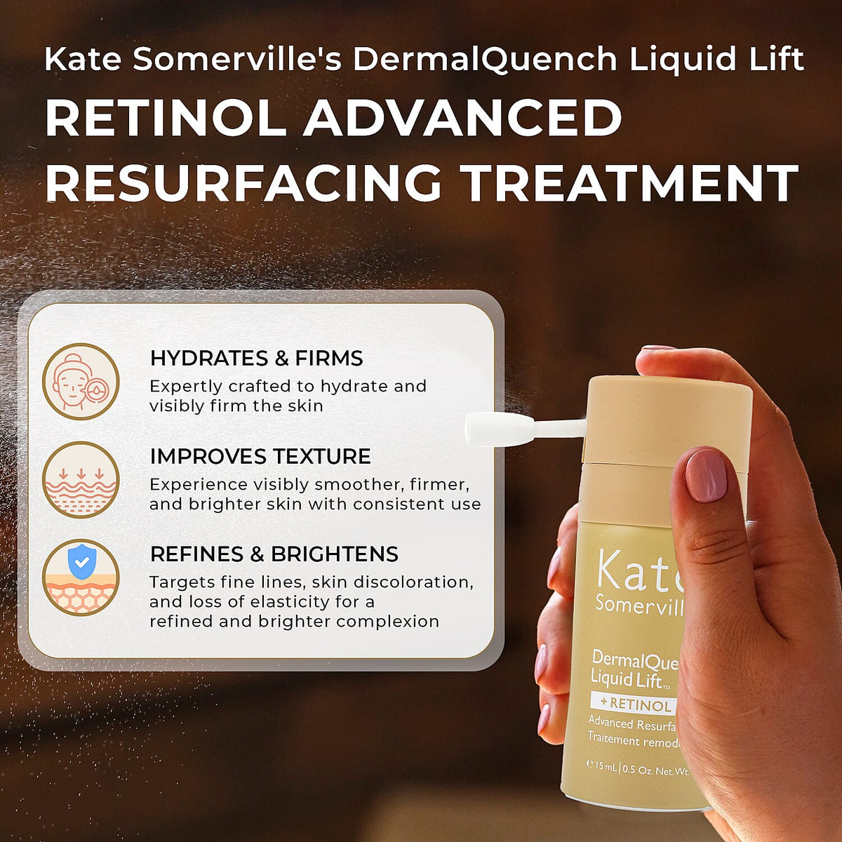 Kate Somerville DermalQuench Liquid Lift Advanced Wrinkle Treatment 15ml 7636336 2