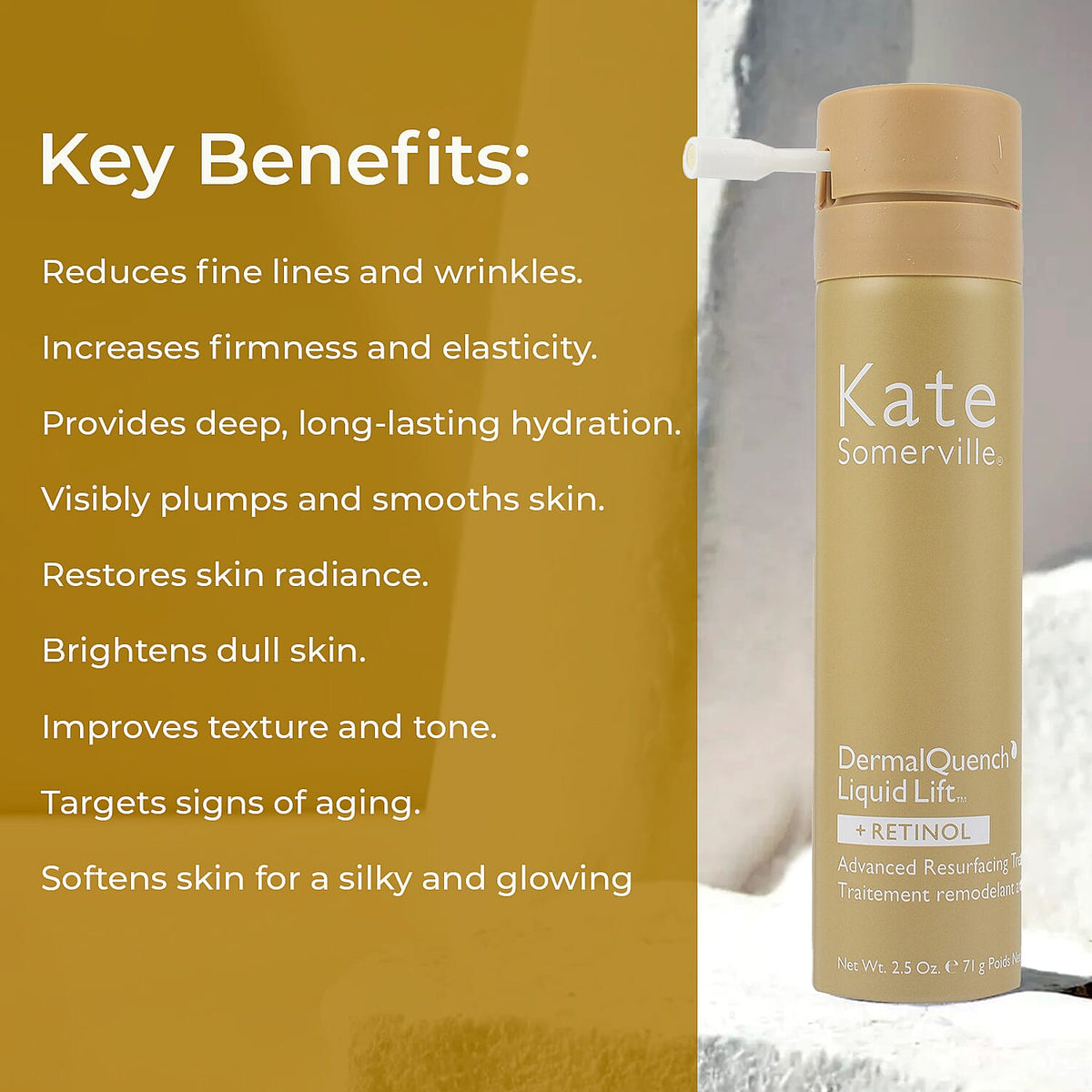 Kate Somerville Dermal Quench Liquid Lift - Retinol 75ml 7636337 5