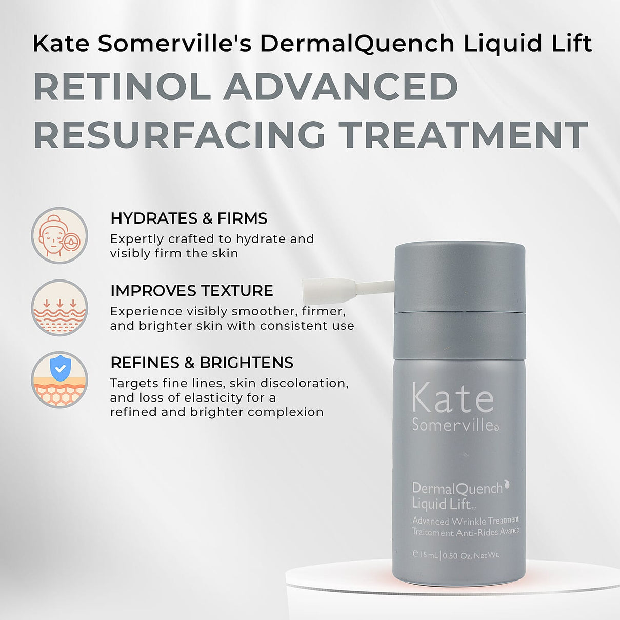 Kate Sommerville  DermalQuench Liquid Lift +Retinol Advanced Resurfacing Treatment 7636341 2