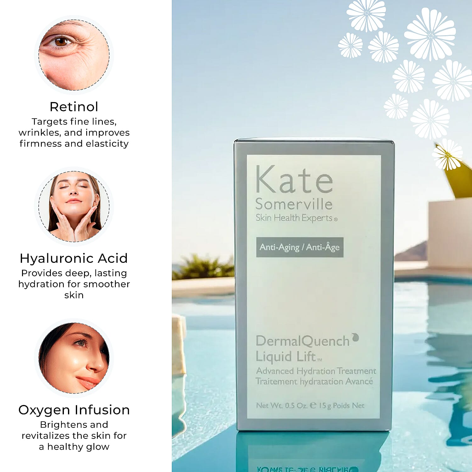 Kate Sommerville  DermalQuench Liquid Lift +Retinol Advanced Resurfacing Treatment 7636341 3