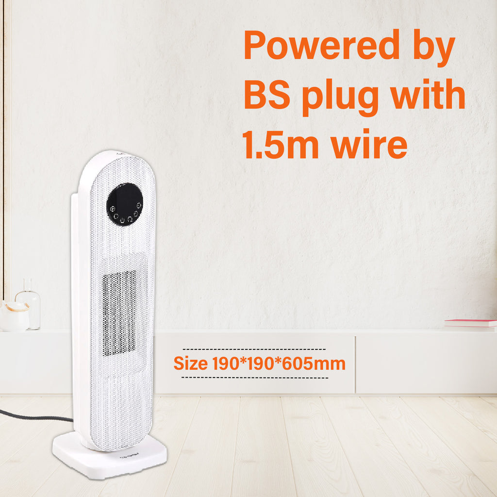 Homesmart Heater with Wide Angle Oscillating Function & LED Display (220-240V, 1300/2000W), Safety Trip Feature_7636472_5