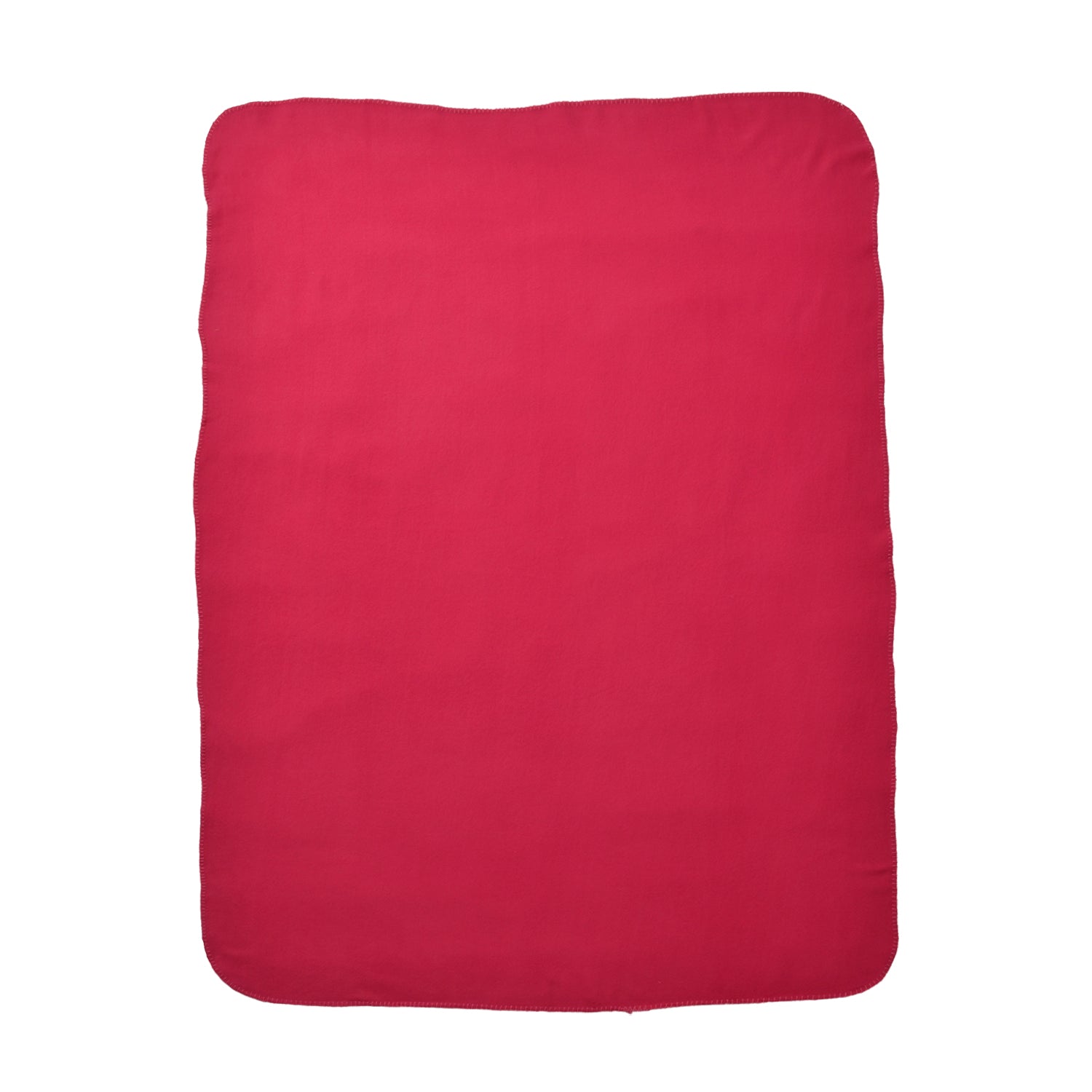 Reversible Polyester Solid Blanket - Teal and Pink 7636644 1