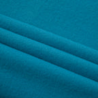 Set of 2 - Fleece Blanket with Horse Stitching (Size 170x130 cm) - Teal_7636644_7