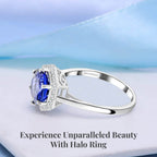 950 Platinum  AAAA  Tanzanite  White Diamond VS Ring 3.00 ct,  Platinum Wt. 5.68 Gms  3.000  Ct._7637934_2