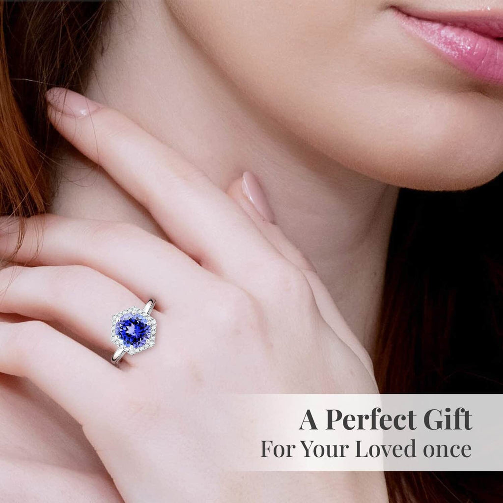 950 Platinum  AAAA  Tanzanite  White Diamond VS Ring 3.00 ct,  Platinum Wt. 5.68 Gms  3.000  Ct._7637934_5