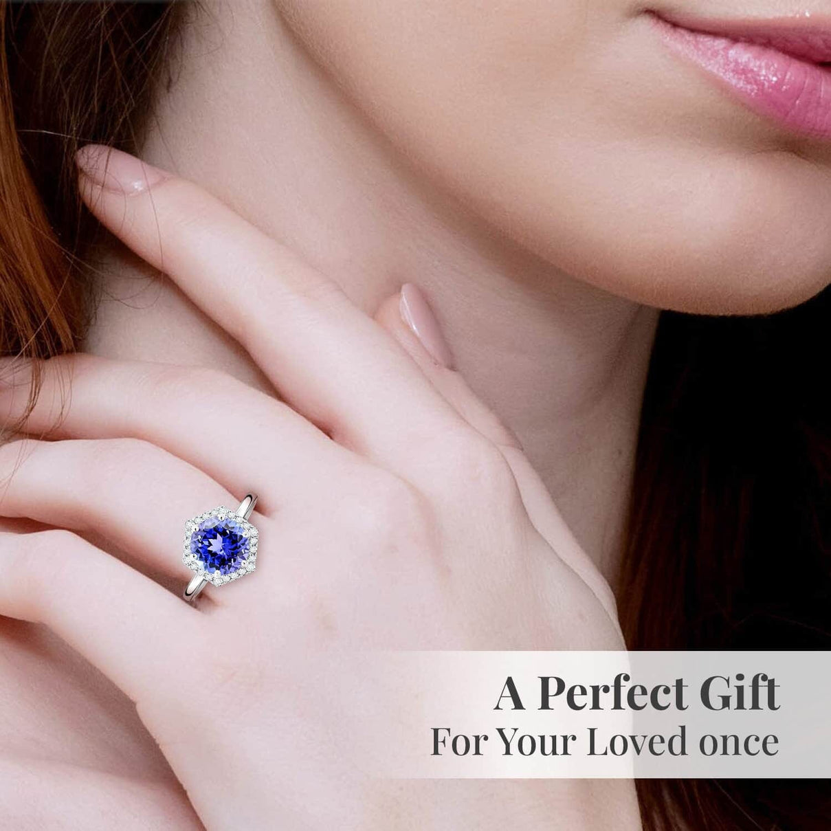 Certified &amp; Appraised RHAPSODY 950 Platinum AAAA Tanzanite, White Diamond VS Halo Ring 3.00 Ct. 7637934 5
