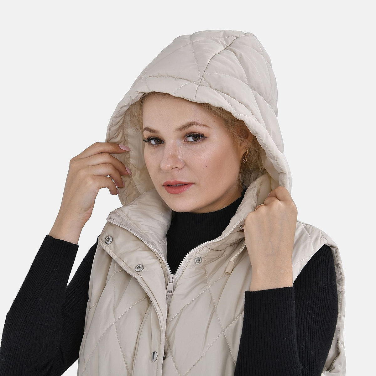 Tamsy Hoodie Puffer Gilet with 2 Side Pockets (XL) 7638857 5