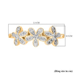 Diamond Ring in 18K Vermeil Yellow Gold Plated Sterling Silver 0.20 Ct_7645359_4