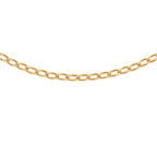 Hatton Garden Closeout - 9K Yellow Gold Open Curb Chain (Size - 20)_7647057