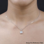 14K White Gold SGL Certified Diamond (I1-I2-G/H) Pendant 0.50 Ct._7648820_1