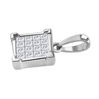 14K White Gold SGL Certified Diamond (I1-I2-G/H) Pendant 0.50 Ct._7648820_3