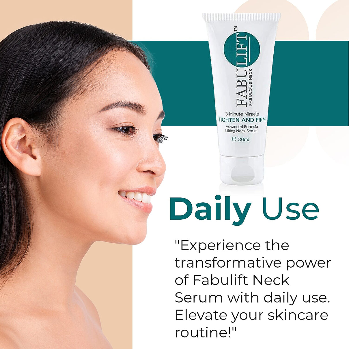 Fabulift Tighten and Firm Lifting Neck Serum 30ml 7653258 3