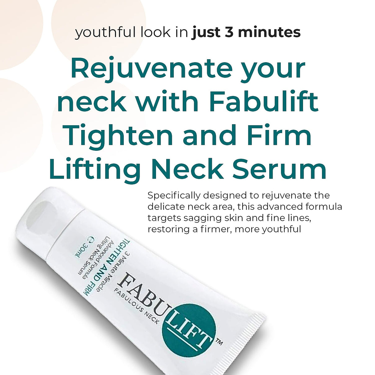 Fabulift Tighten and Firm Lifting Neck Serum 30ml 7653258 6
