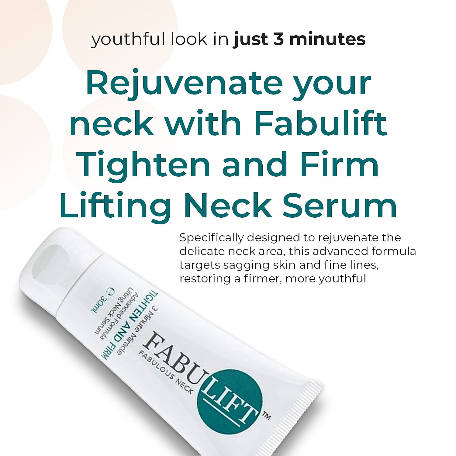 Fabulift Tighten and Firm Lifting Neck Serum 30ml 7653258 6