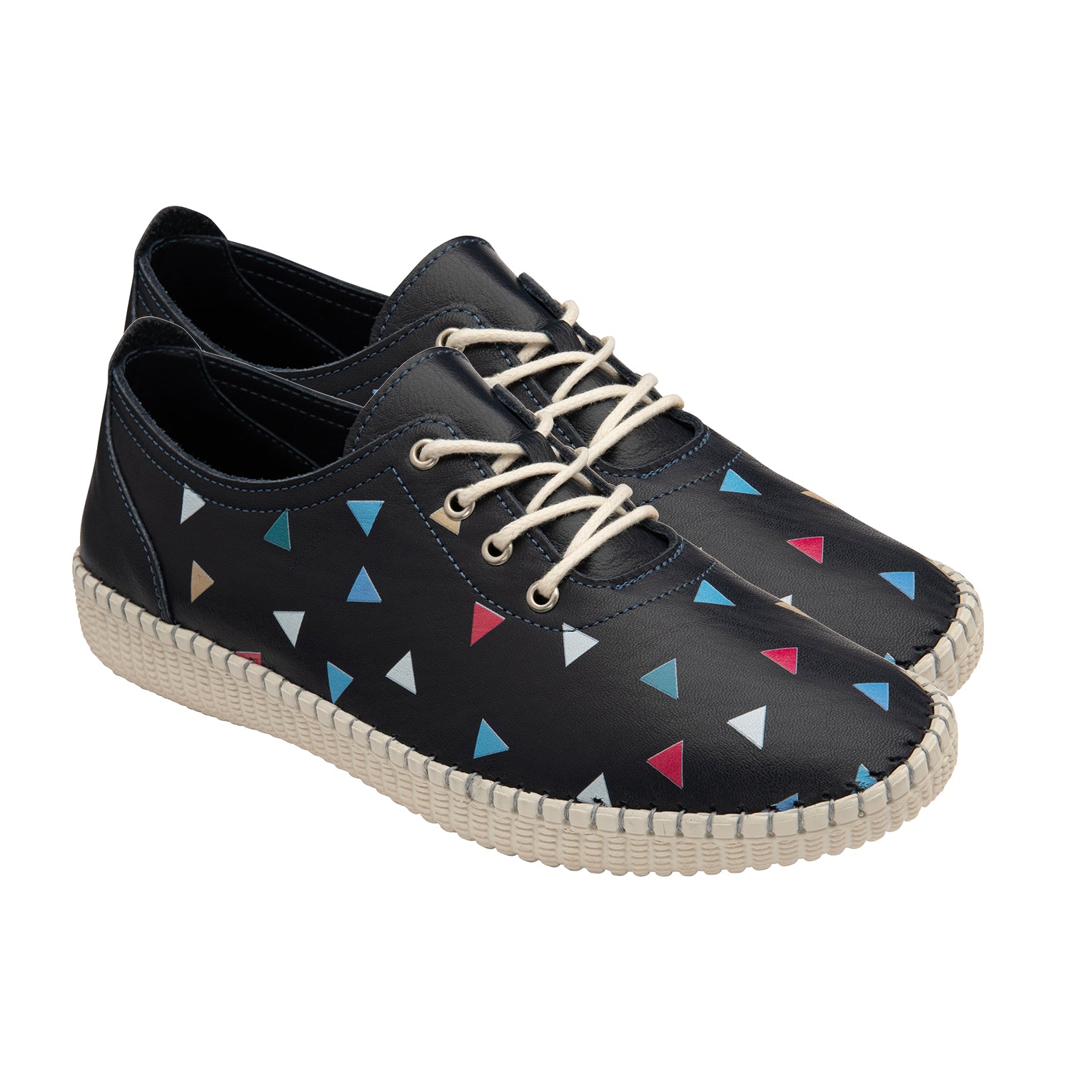 LOTUS Leather Kay Womens Lace Up Shoe (Size 3) - Navy 7656862 0