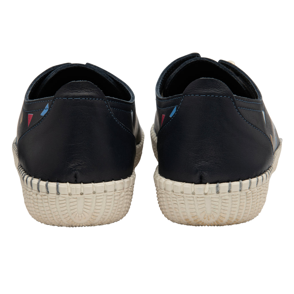 LOTUS Leather Kay Womens Lace Up Shoe (Size 3) - Navy_7656862_1