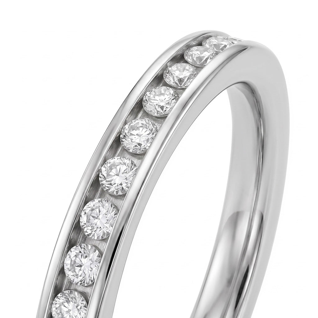 9K White Gold Finest CZ Full Eternity Ring_7662058_3