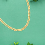 Italian Mega Closeout - 9K Yellow Gold Cuban Link Necklace        (Size - 22) With Lobster Clasp_7663937_1