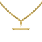 9K Yellow Gold Rope Albert Necklace (Size - 18), Gold Wt. 5.70 Gms_7663950