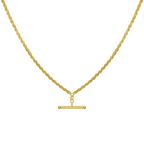 9K Yellow Gold Rope Albert Necklace (Size - 18), Gold Wt. 5.70 Gms_7663950_1