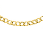 Closeout Deal - 9K Yellow Gold Curb Necklace (Size - 18), Gold Wt. 6.80 Gms_7663966