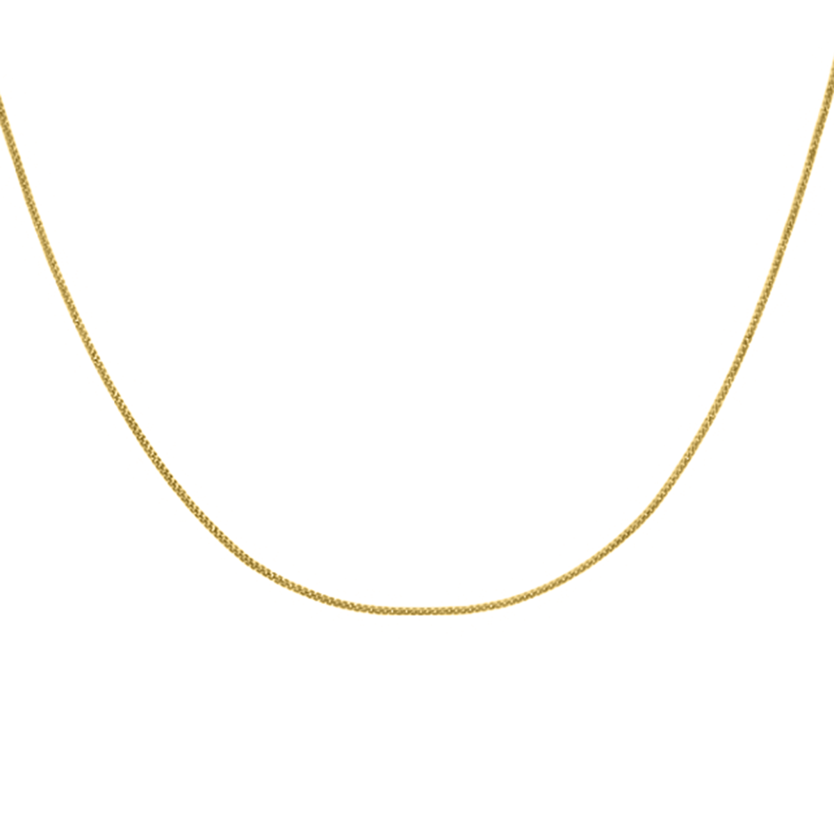 Gold Mega Deal- 9K Yellow Gold Diamond Cut Curb Chain (Size - 18) 7664025 0