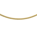 Gold Mega Deal- 9K Yellow Gold Diamond Cut Curb Chain (Size - 18)_7664025_3