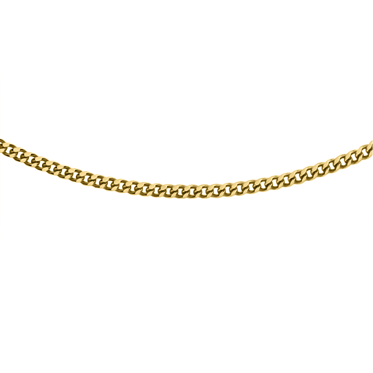 Gold Mega Deal- 9K Yellow Gold Diamond Cut Curb Chain (Size - 18) 7664025 3