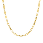 Hatton Garden Close Out Deal - 9K Yellow Gold Paper Clip Necklace (Size - 20), Gold Wt. 9.10 Gms_7664029_1