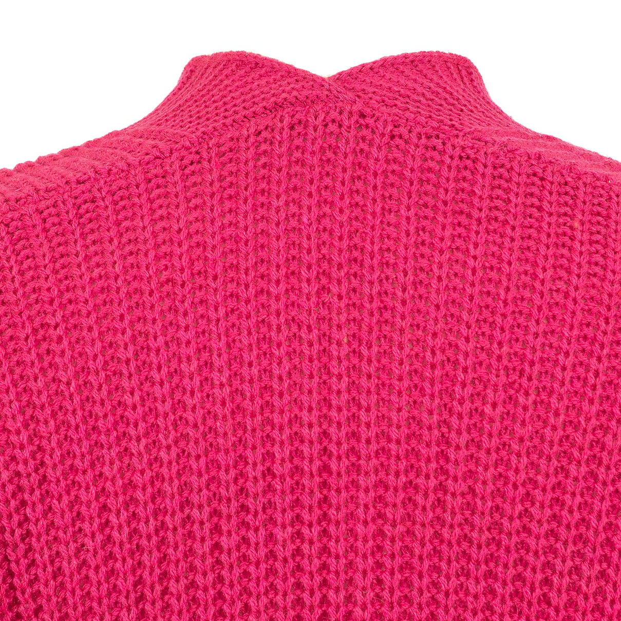 Balloon Sleeve Long Cardigan (One Size 8-18) - Dark Pink 7665385 6