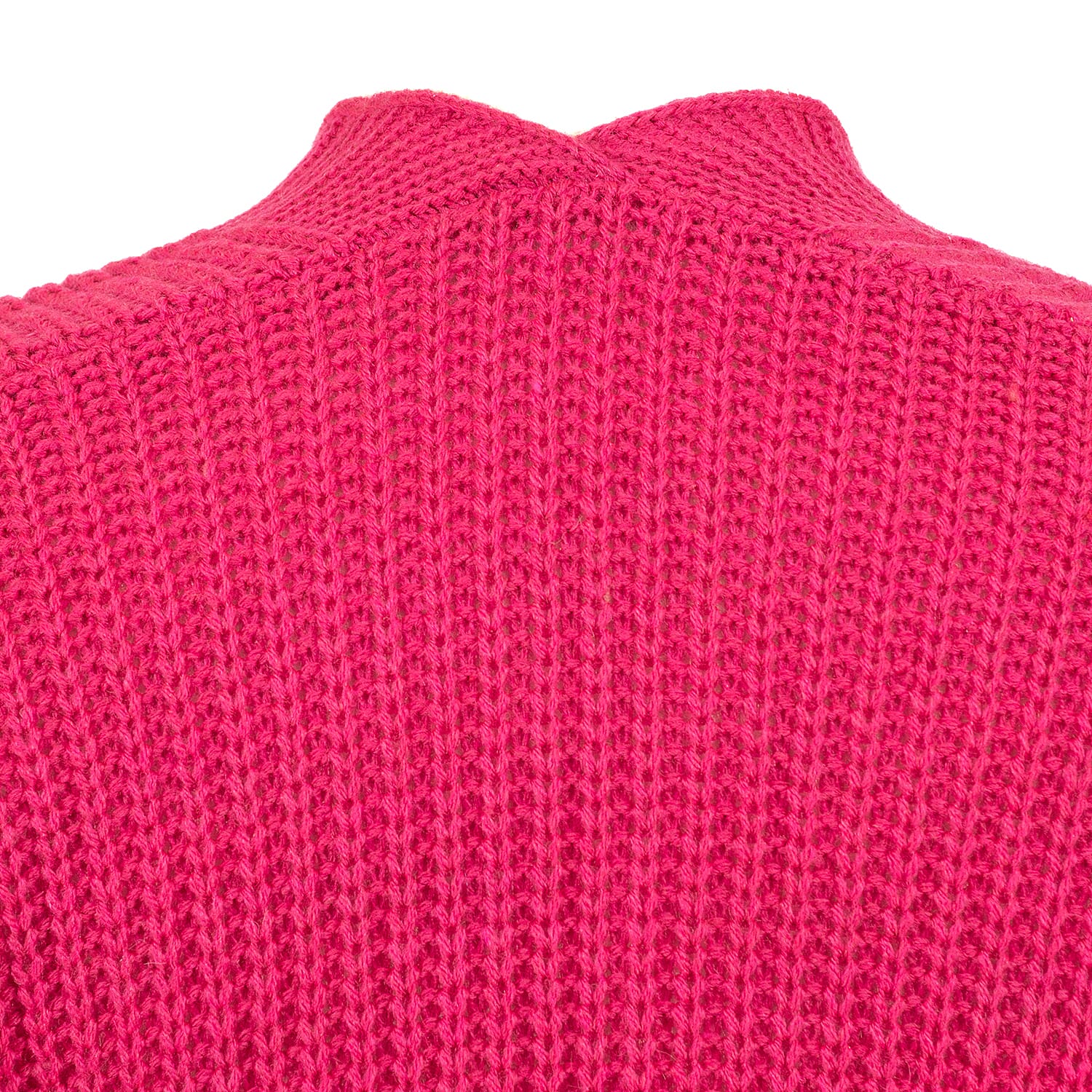 Balloon Sleeve Long Cardigan (One Size 8-18) - Dark Pink 7665385 6