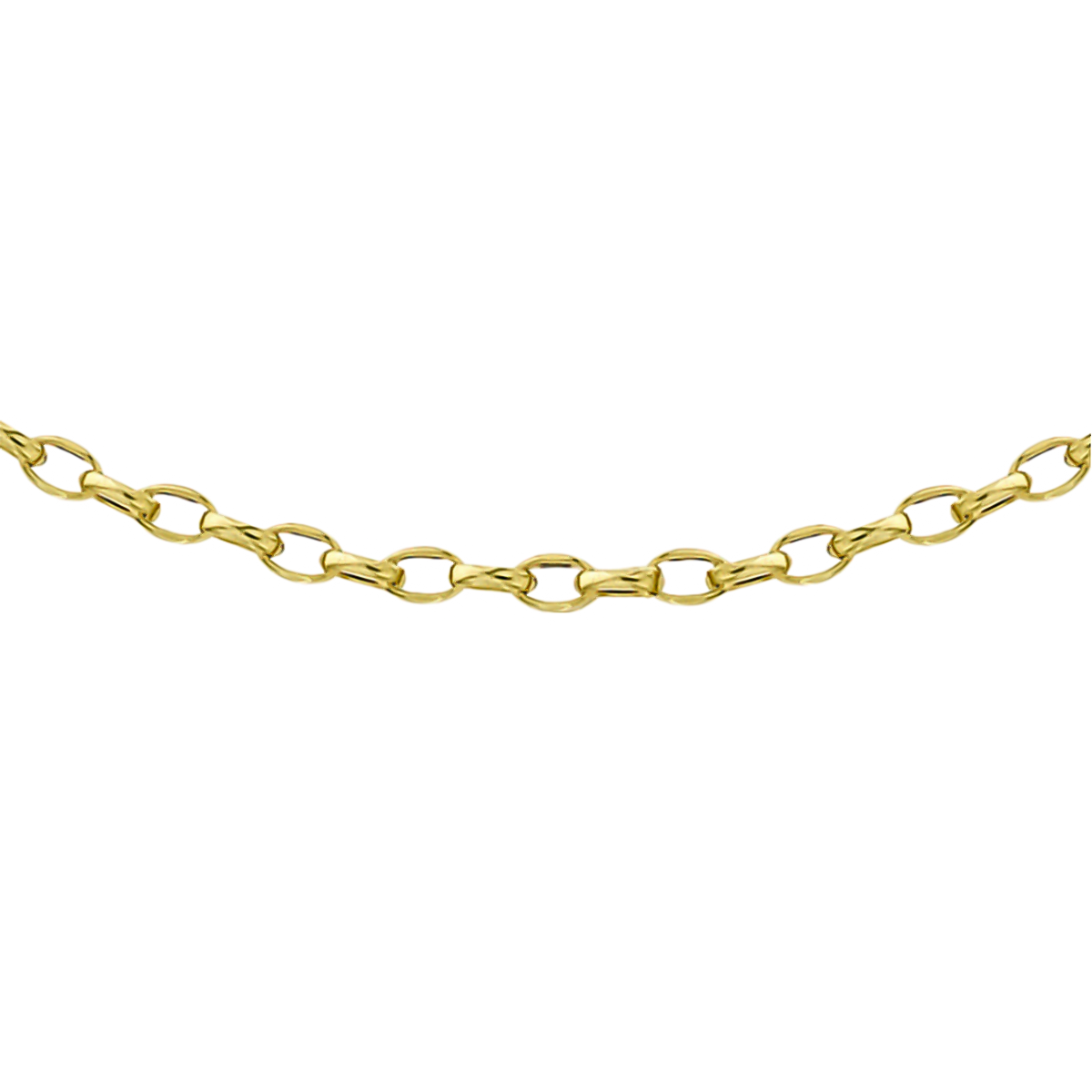 Hatton Garden Close Out Deal - 9K Yellow Gold Belcher Necklace (Size - 18) 7667792 0