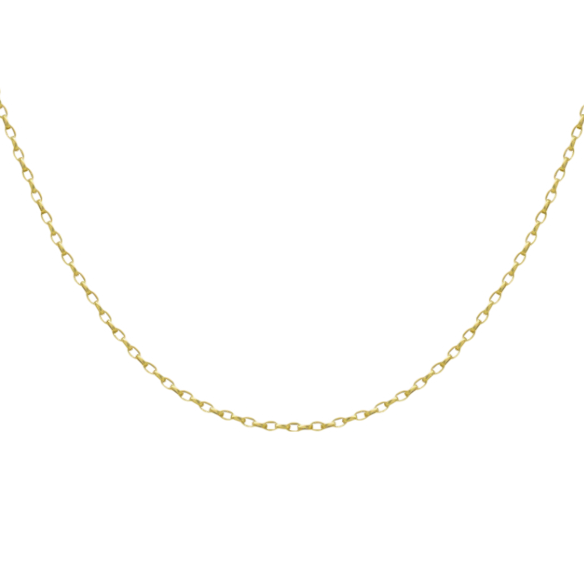 Hatton Garden Close Out Deal - 9K Yellow Gold Belcher Necklace (Size - 18) 7667792 1