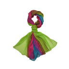 LA MAREY 100% Ombre Mulberry Silk Gradient Pattern Scarf (Size 180x110 cm) - Yellow & Blue_7669458_5