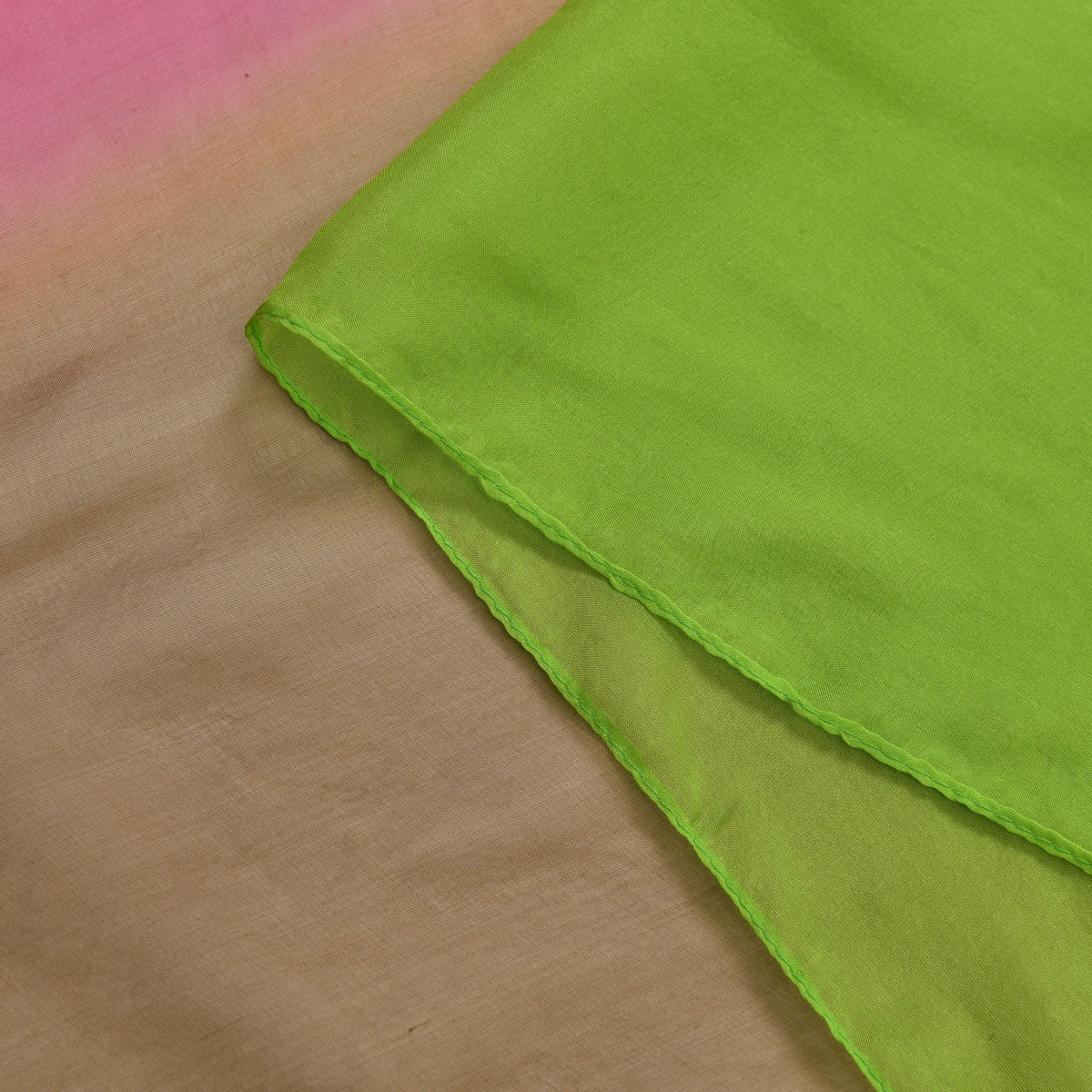 La Marey Mulberry Silk Ombre Scarf (Size 170x1 cm) - Yellow - Blue 7669458 8