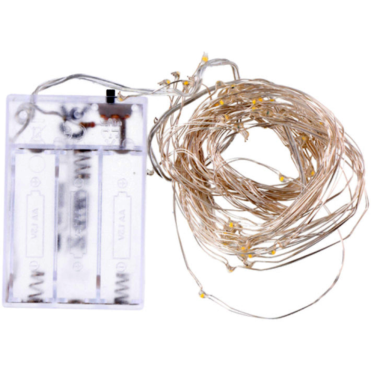 80LED Copper Wire String Lights (75cm)  - Multi 7669801 0