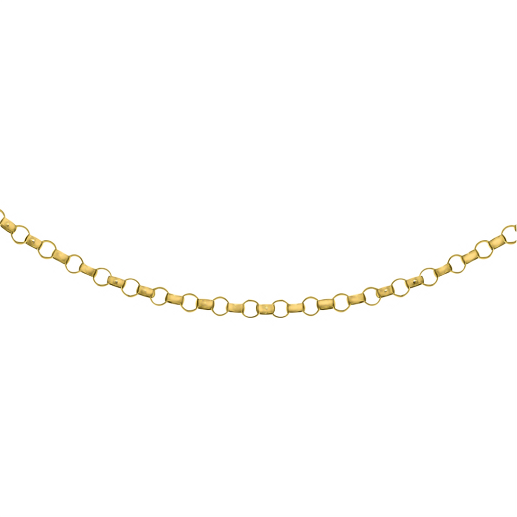 Hatton Garden Closeout - 9K Yellow Gold Belcher Necklace (Size - 18)_7670077