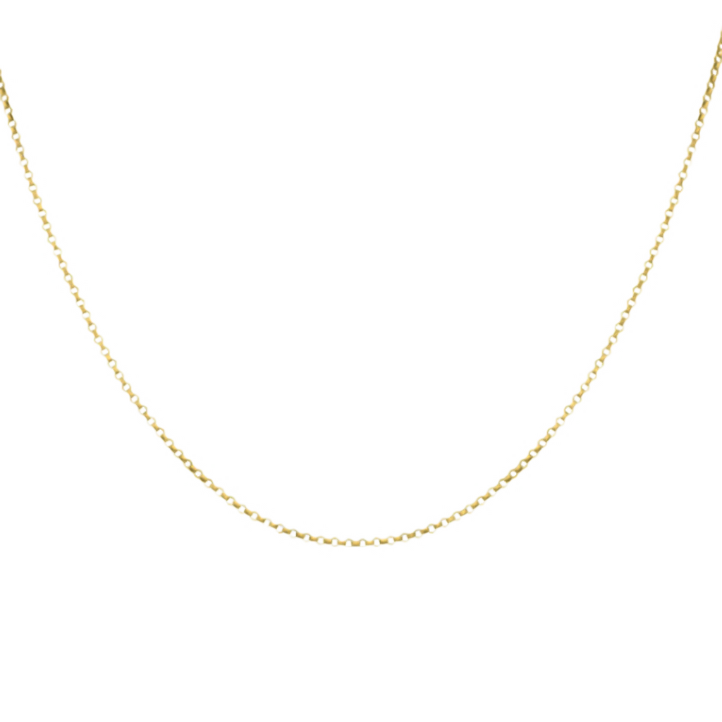 Hatton Garden Closeout - 9K Yellow Gold Belcher Necklace (Size - 18)_7670077_1