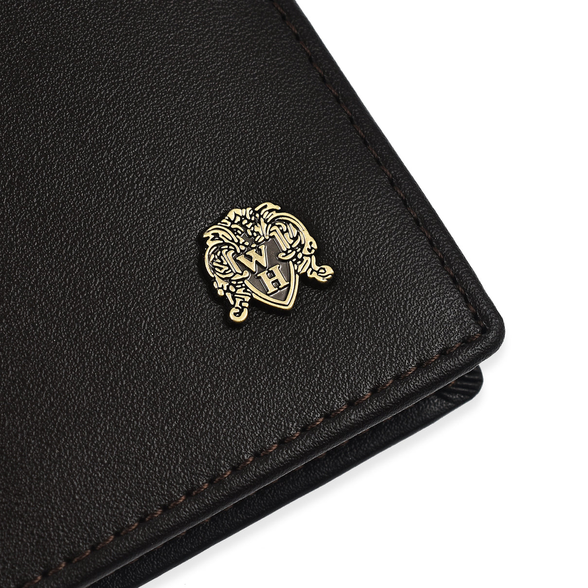 William Hunt Genuine Leather Double Fold Mens Wallet - Dark Brown 7672496 1