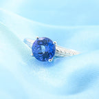 Rhapsody - 950 Platinum AGI Certified AAAA Tanzanite Solitaire Ring 1.50 Ct, Platinum Wt. 4.70 Gms_7672782_1