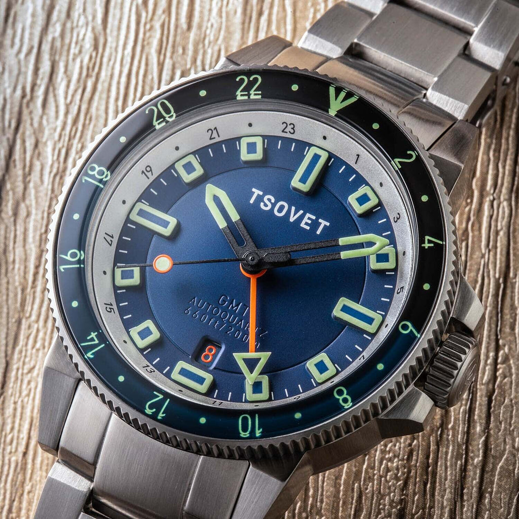 Japanese Mens Watch in Stainless Steel