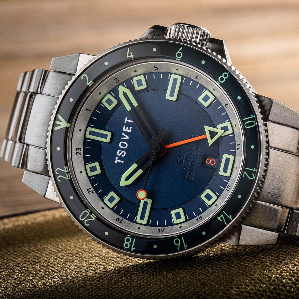 Japanese Mens Watch in Stainless Steel