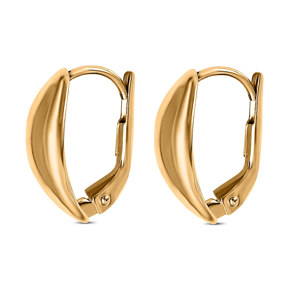 Ottoman Treasures - 9K Yellow Gold Dome Drop Earrings 7674391 0
