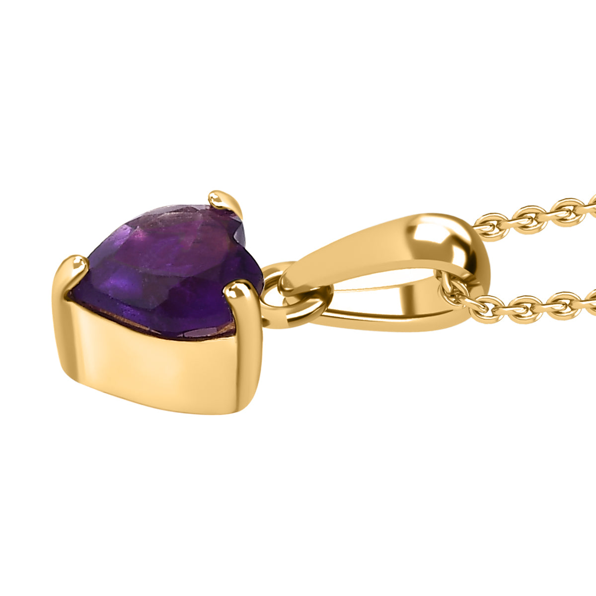 GP Art Deco Collection - Amethyst &amp; Hebei Peridot Enclosed Pendant inside Openable Ring in 18K Vermeil Yellow Gold Plated Sterling Silver 7674441 8