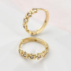 9K Yellow Gold Cubic Zirconia Hoop Earrings_7674855_1